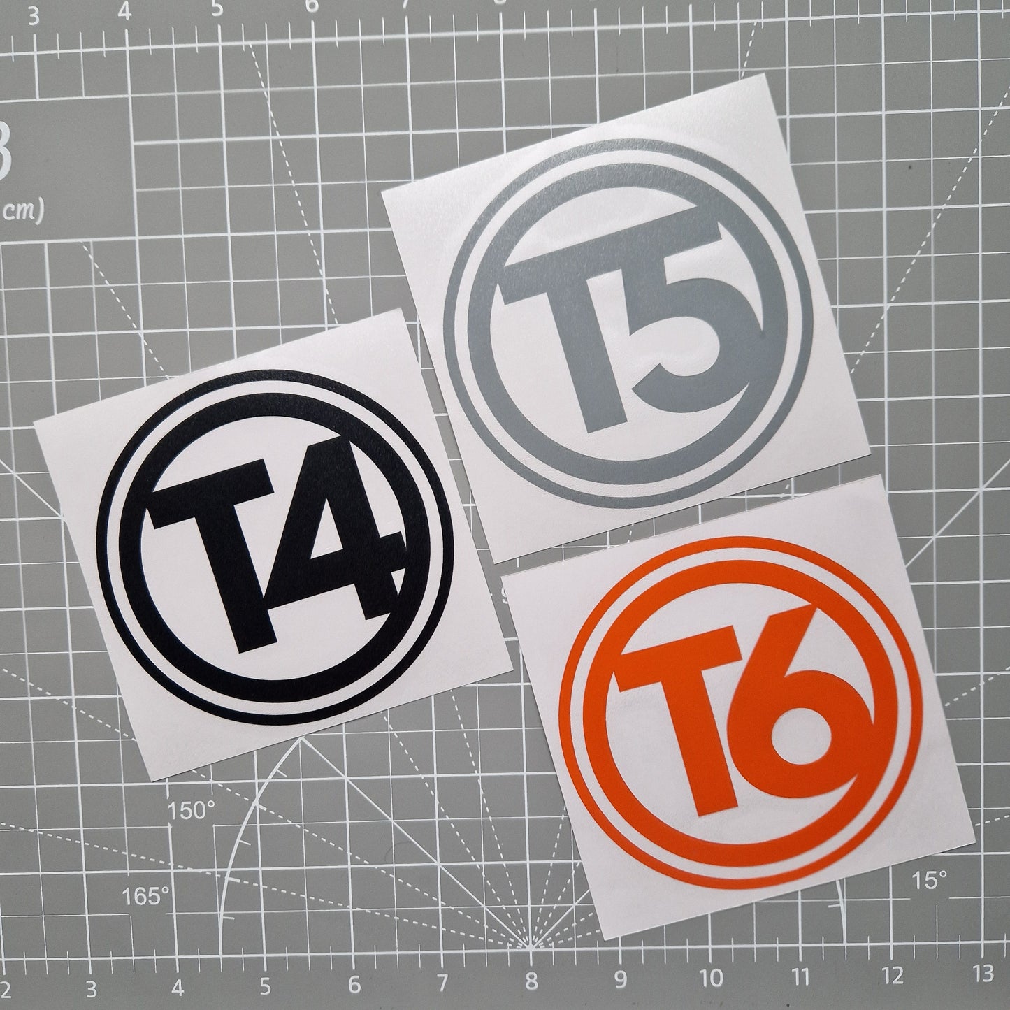 T4, T5, T6 Vinyl Decal