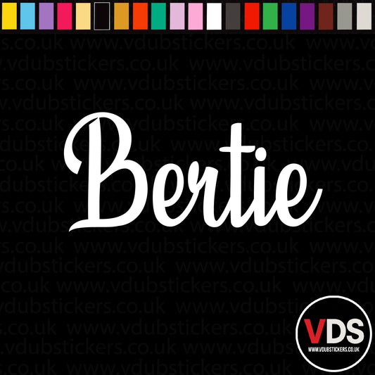 Vinyl Campervan Name Decal - Font 4