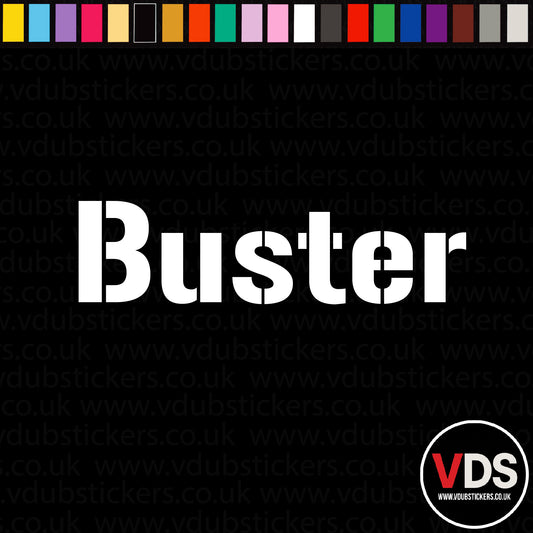 Vinyl Campervan Name Decal - Font 9