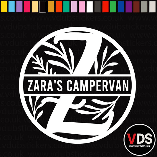 Personalised Badge Decal Monogram