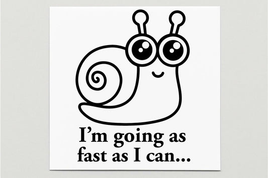 Fast Snail Vinyl Decal