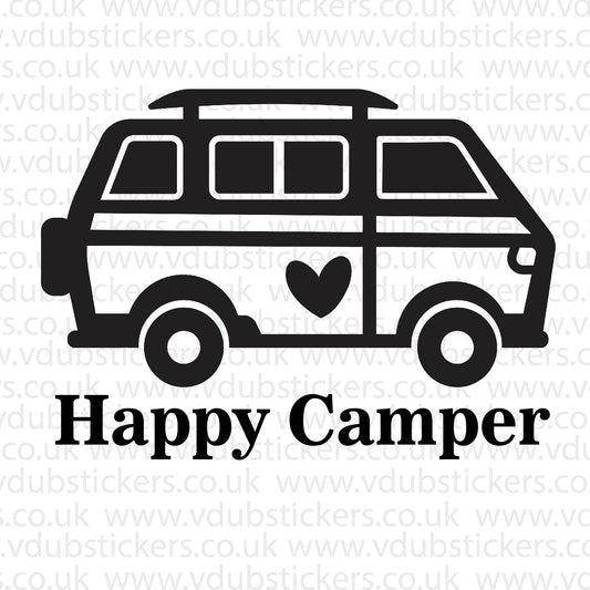 Happy Camper Vinyl Decal