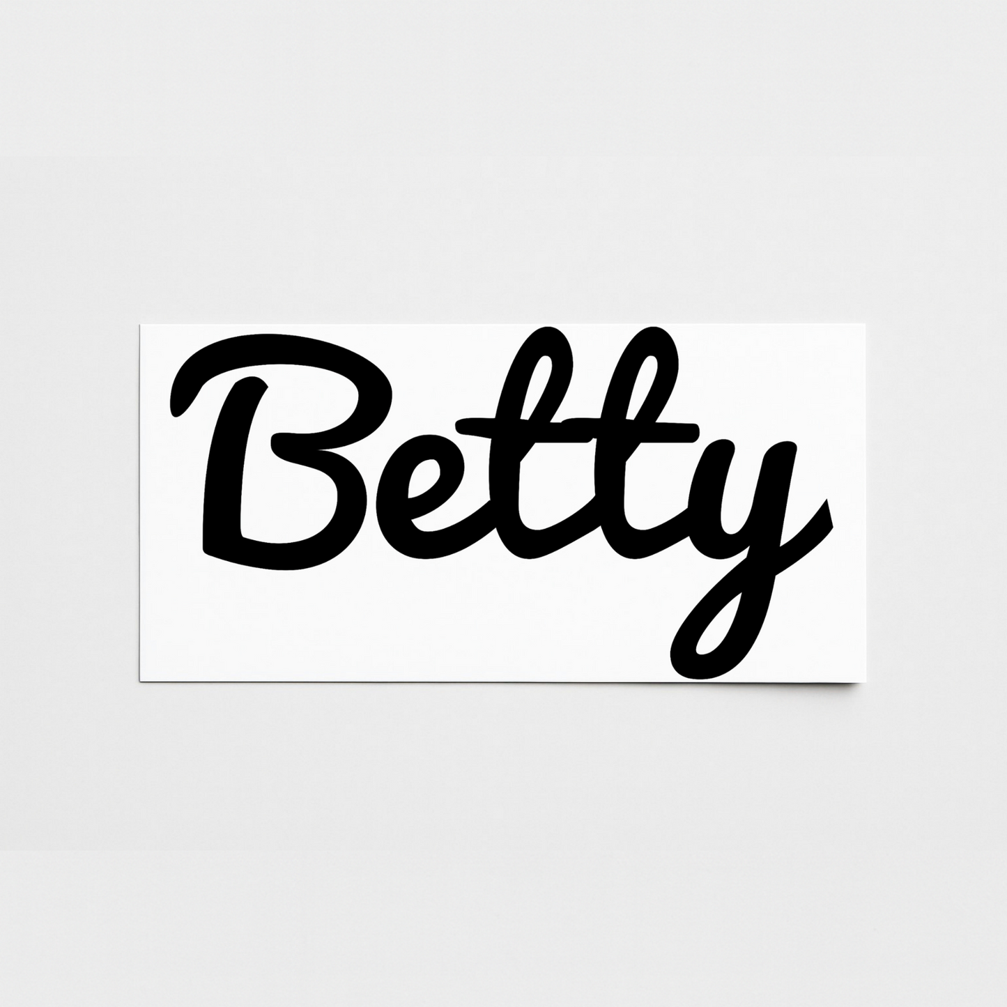 Vinyl Campervan Name Decal - Font 12