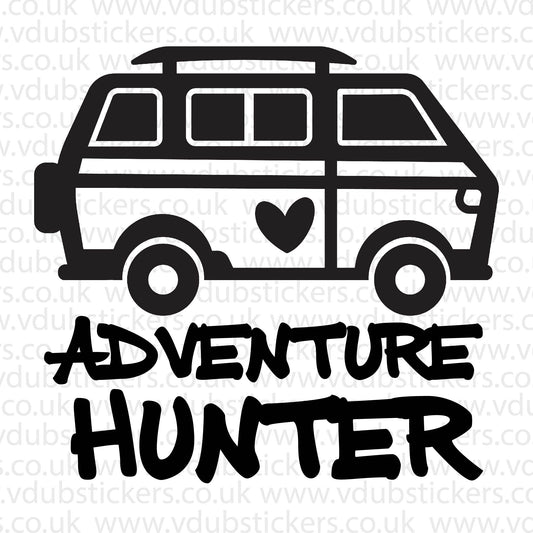 Adventure Hunter Camper Vinyl Decal