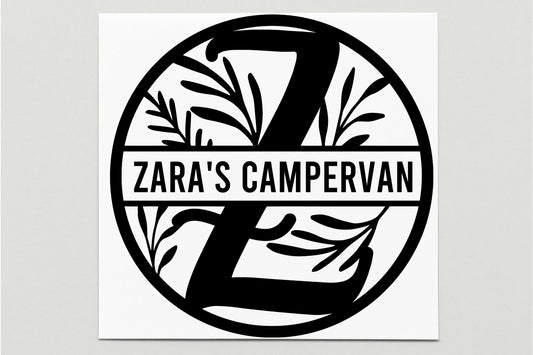 Personalised Badge Decal Monogram