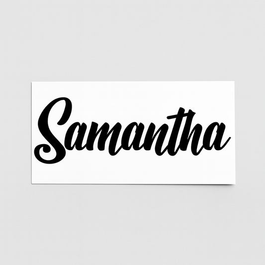 Vinyl Campervan Name Decal - Font 16