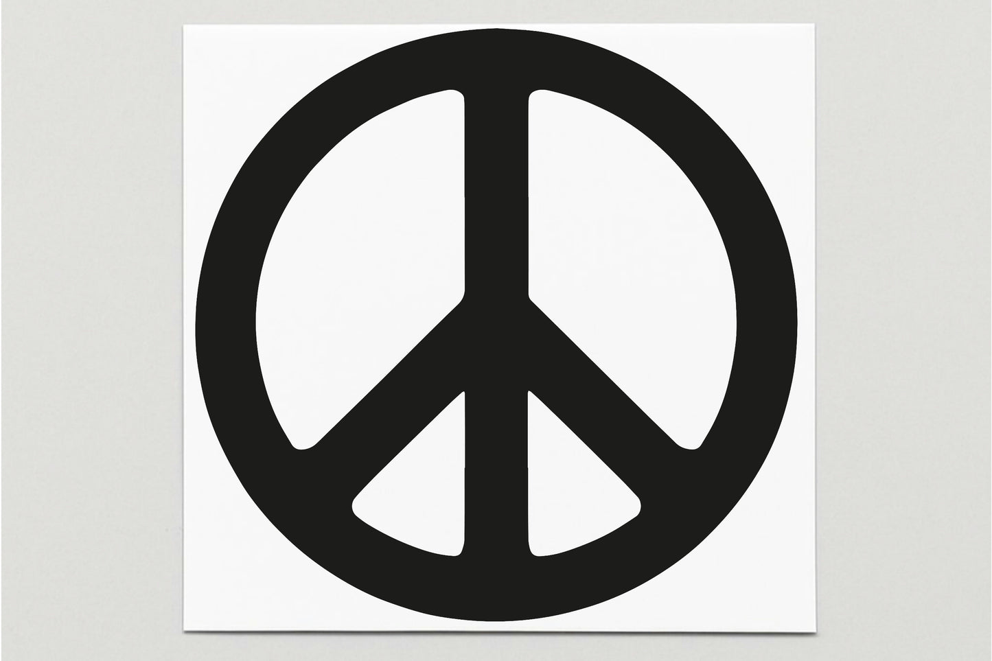 Peace Symbol Vinyl Decal