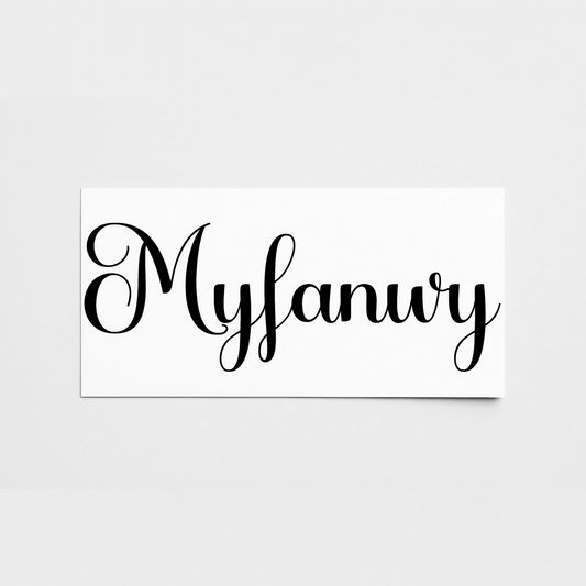 Vinyl Campervan Name Decal - Font 2